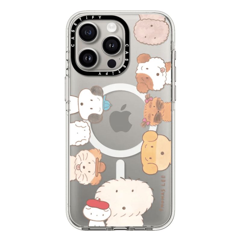 CASETIFY - CASE CASETIFY WAKE UP PUPPIES CON MAGSAFE - IPHONE15 PLUS