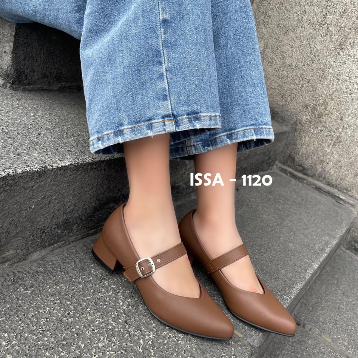 GENERICO - ZAPATOS DE TACO 3CM BRUNA PARA DAMA EN TONO MARRON