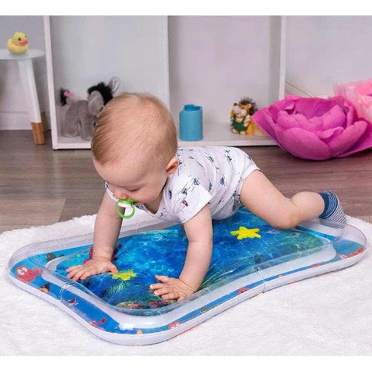 GENERICO - TAPETE DE JUEGO SENSORIAL DE AGUA PARA BEBÉS Y NIÑOS
