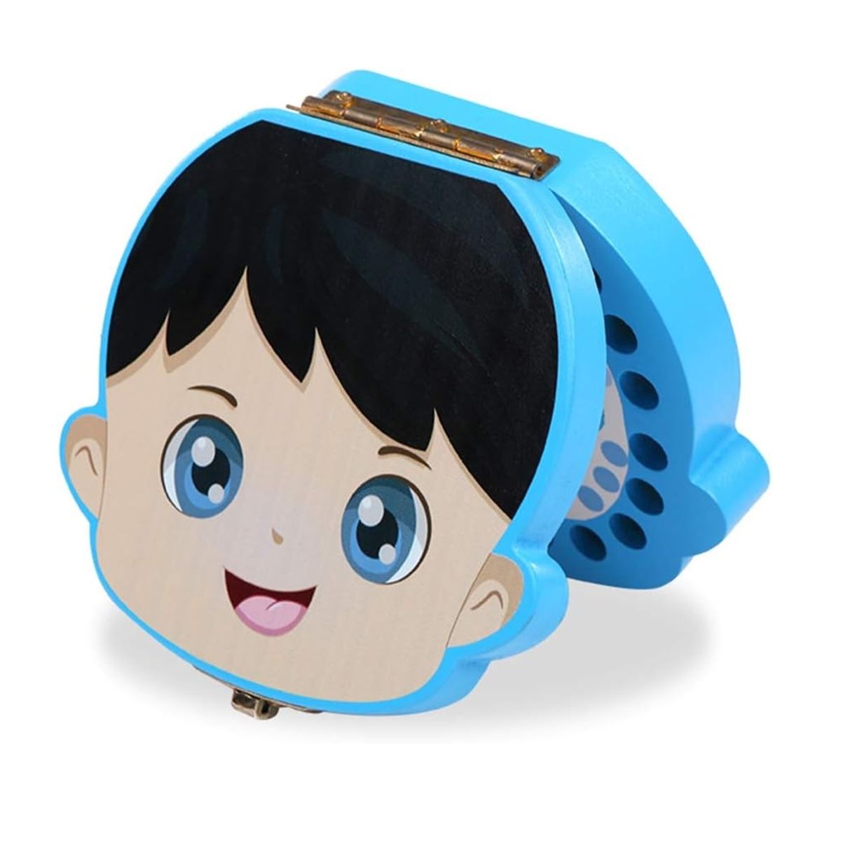 GENERICO - CAJA DE HADAS DE DIENTES DE BEBÉ CELESTE