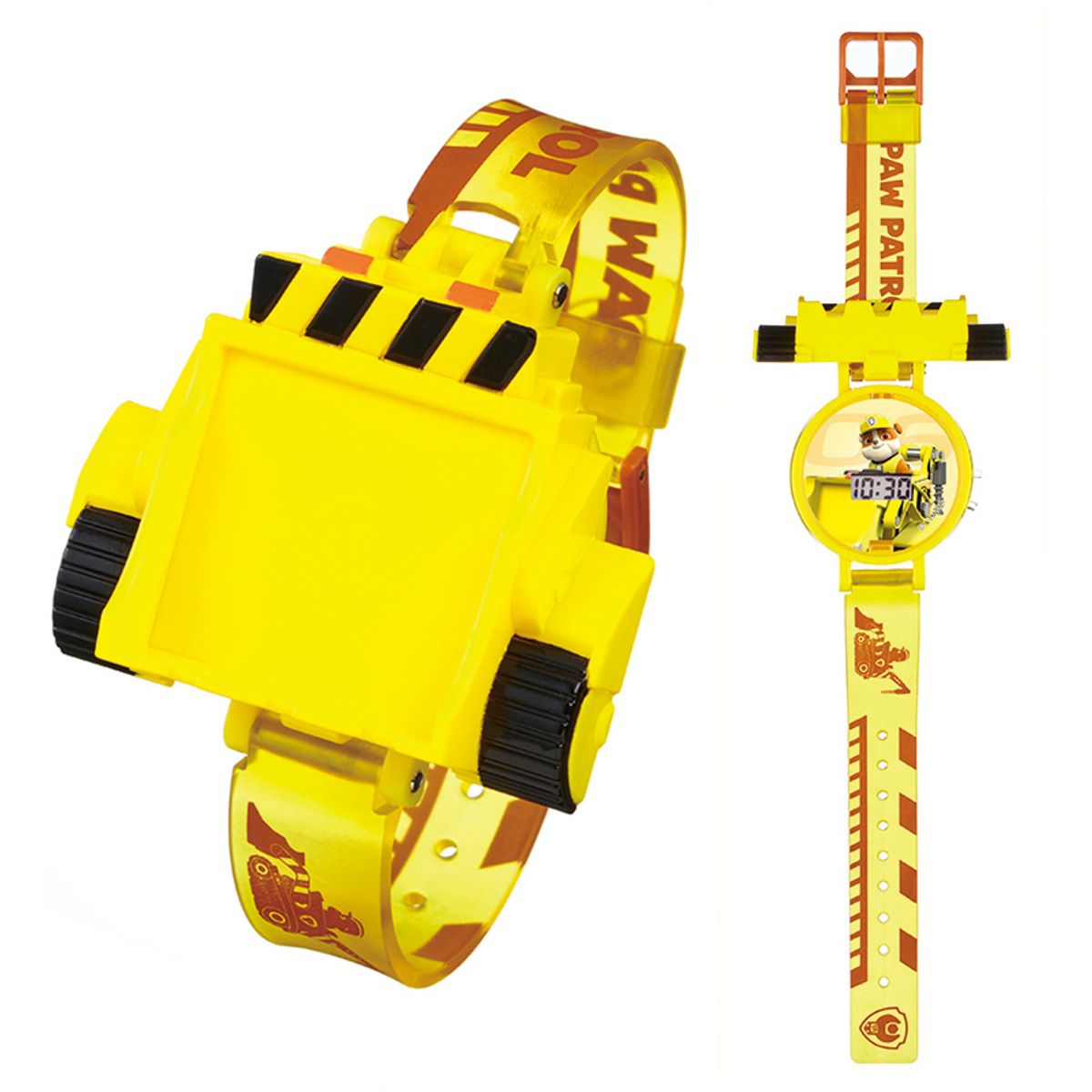 TAKARA TOMY - Reloj Patrulla Canina Paw Patrol Excavadora Electrica