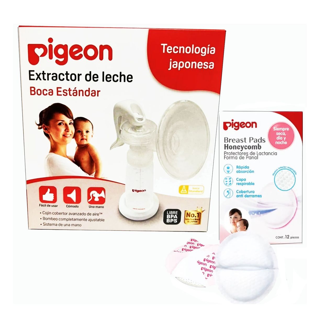 PIGEON - Extractor De Leche Manual Pigeon
