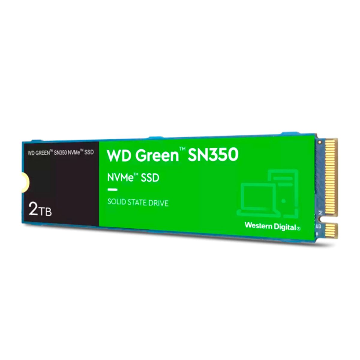 WESTERN DIGITAL - Unidad de estado sólido NVMe 2 TB Western Digital Green SN350