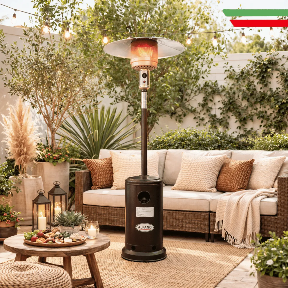 ALFANO - Estufa a Gas ALFANO Hasta 25m2 13000W HMXD COLOR