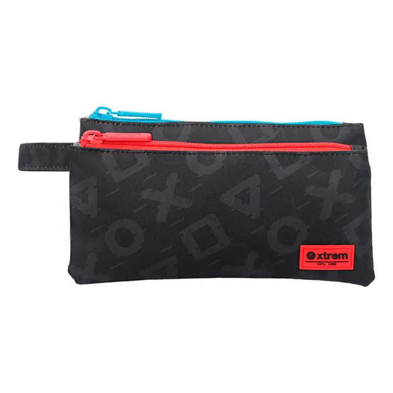 XTREM - Cartuchera Gamer Negro Trinity 4xt Xtrem