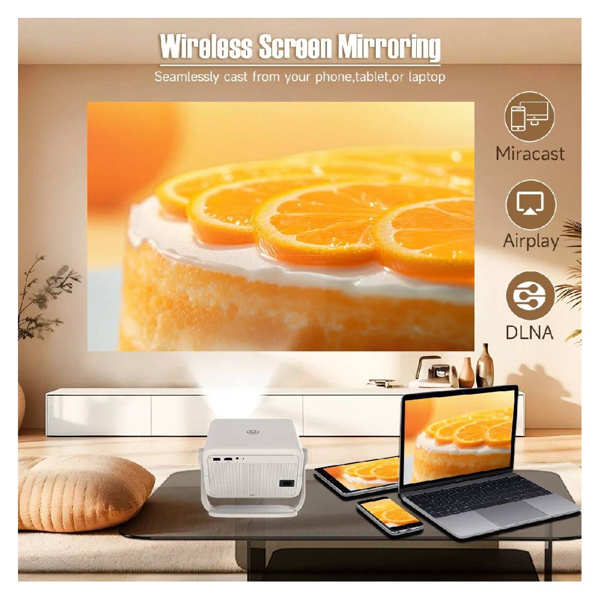 MAGCUBIC - Proyector Portátil Magcubic L018 FullHD