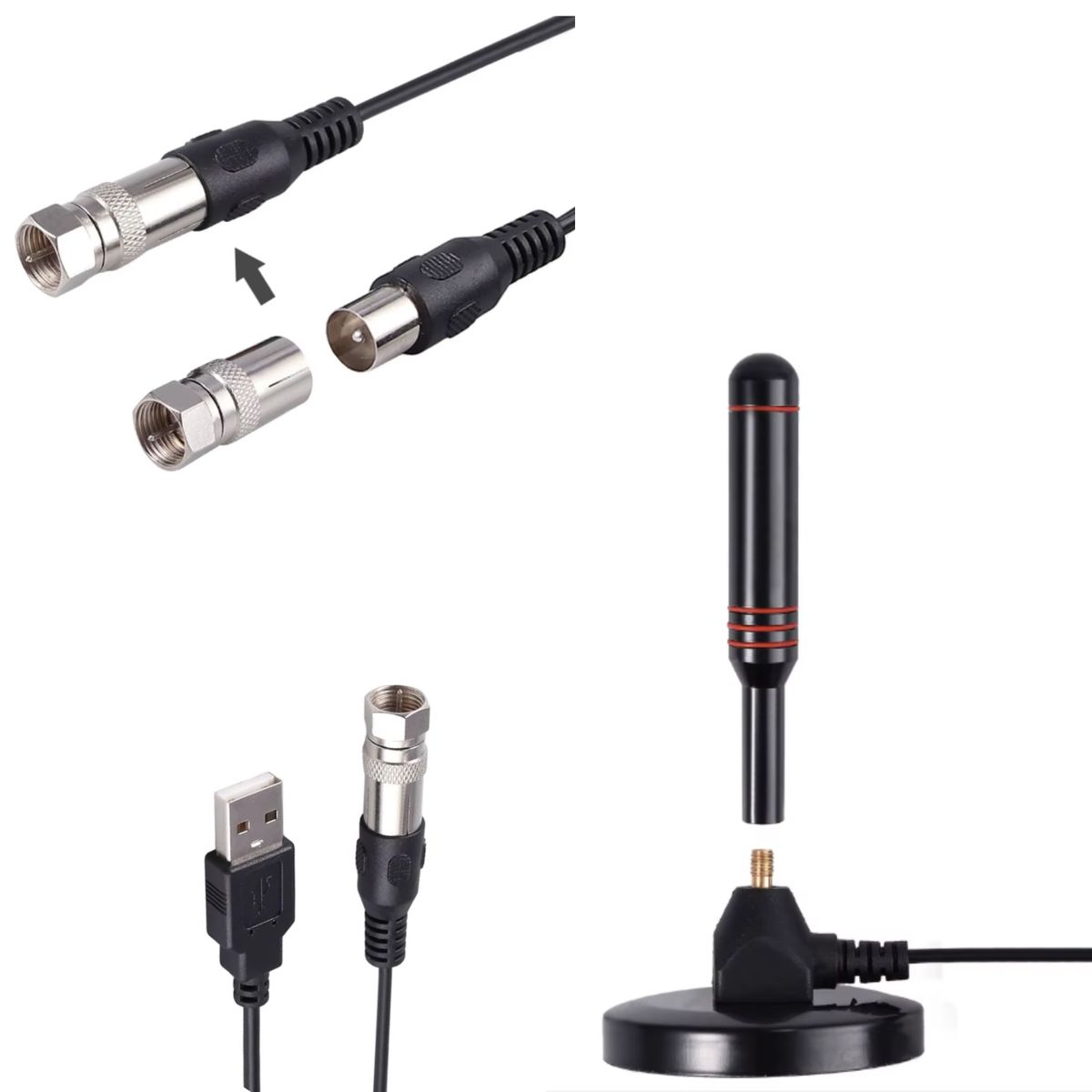 SEISA - Antena De Tv Digital Hd 4k Para Interiores Antena Hdtv imantada