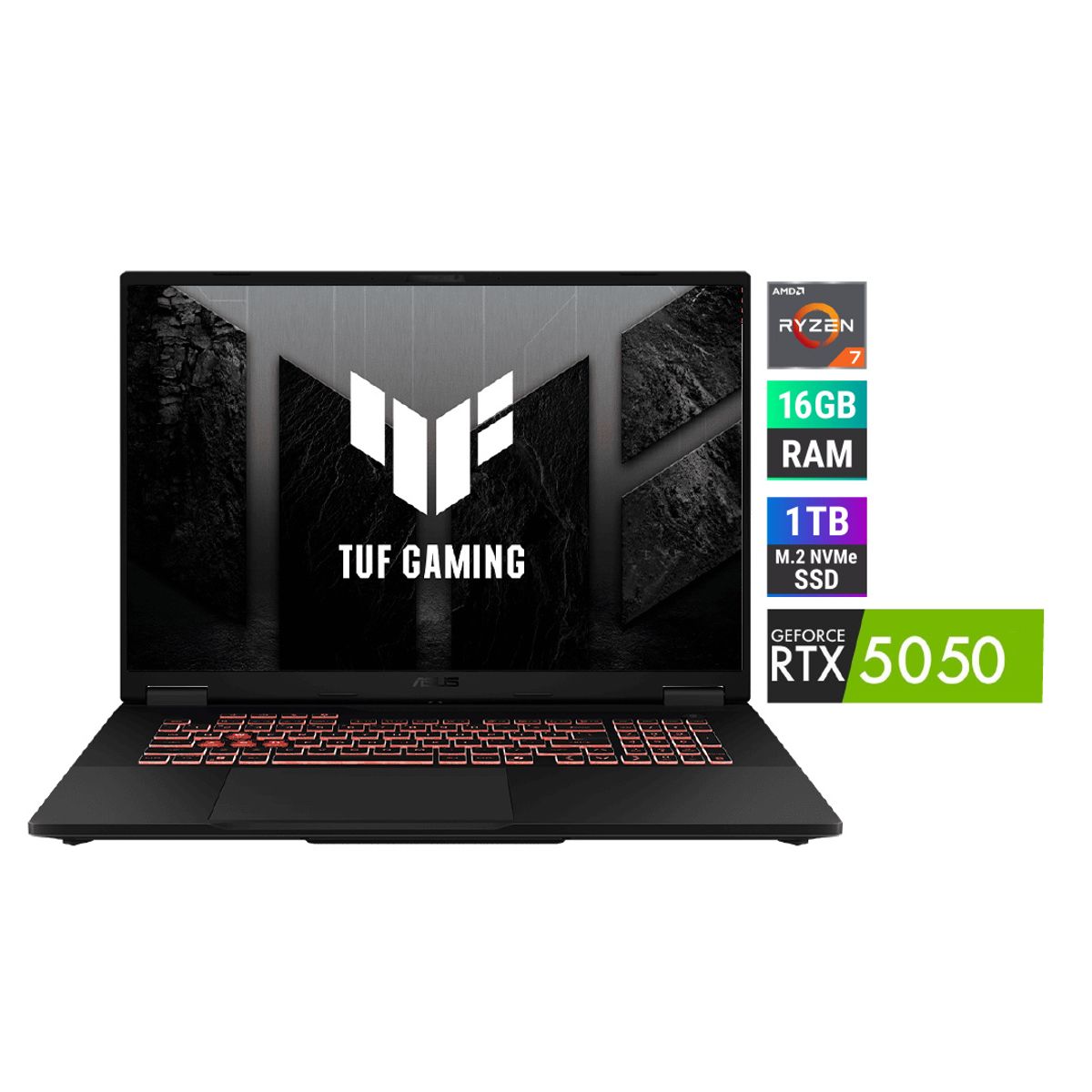 ASUS - Laptop ASUS TUF Gaming A18 R7 16GB RAM 1TB SSD RTX5050 8GB