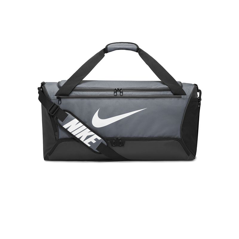 NIKE - Mochila Training Unisex Nike Nk Brsla M Duff - Gris - 95 60l