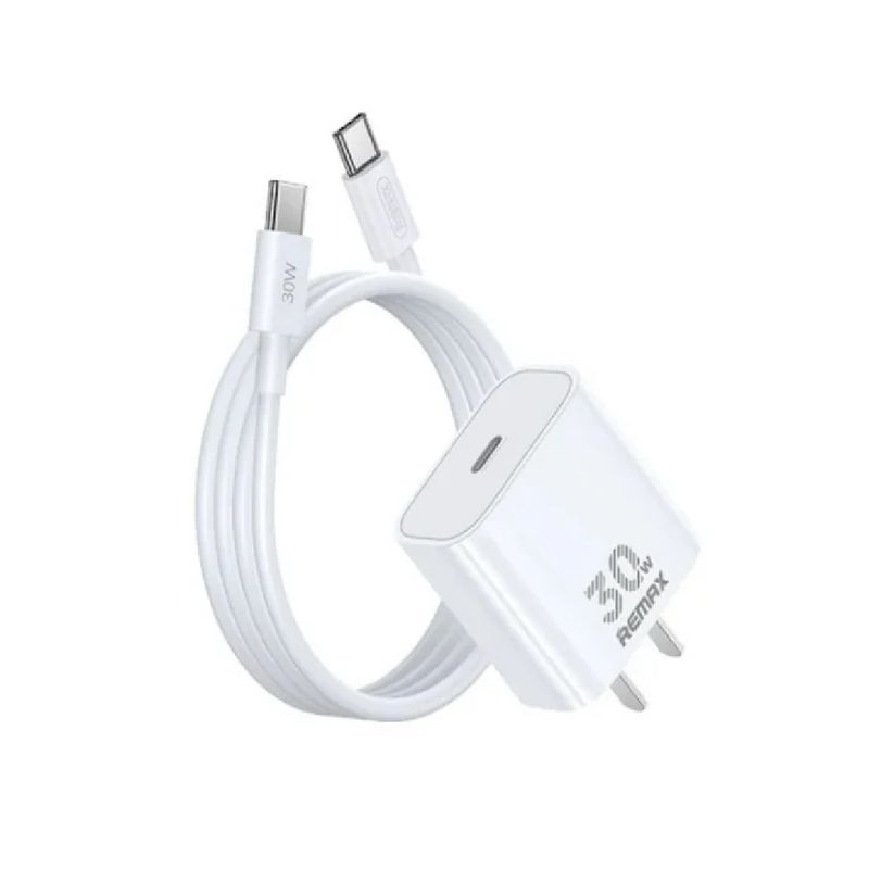 REMAX - Cargador de pared 30W GAN REMAX RP-U71 Compatible con Iphone y Android