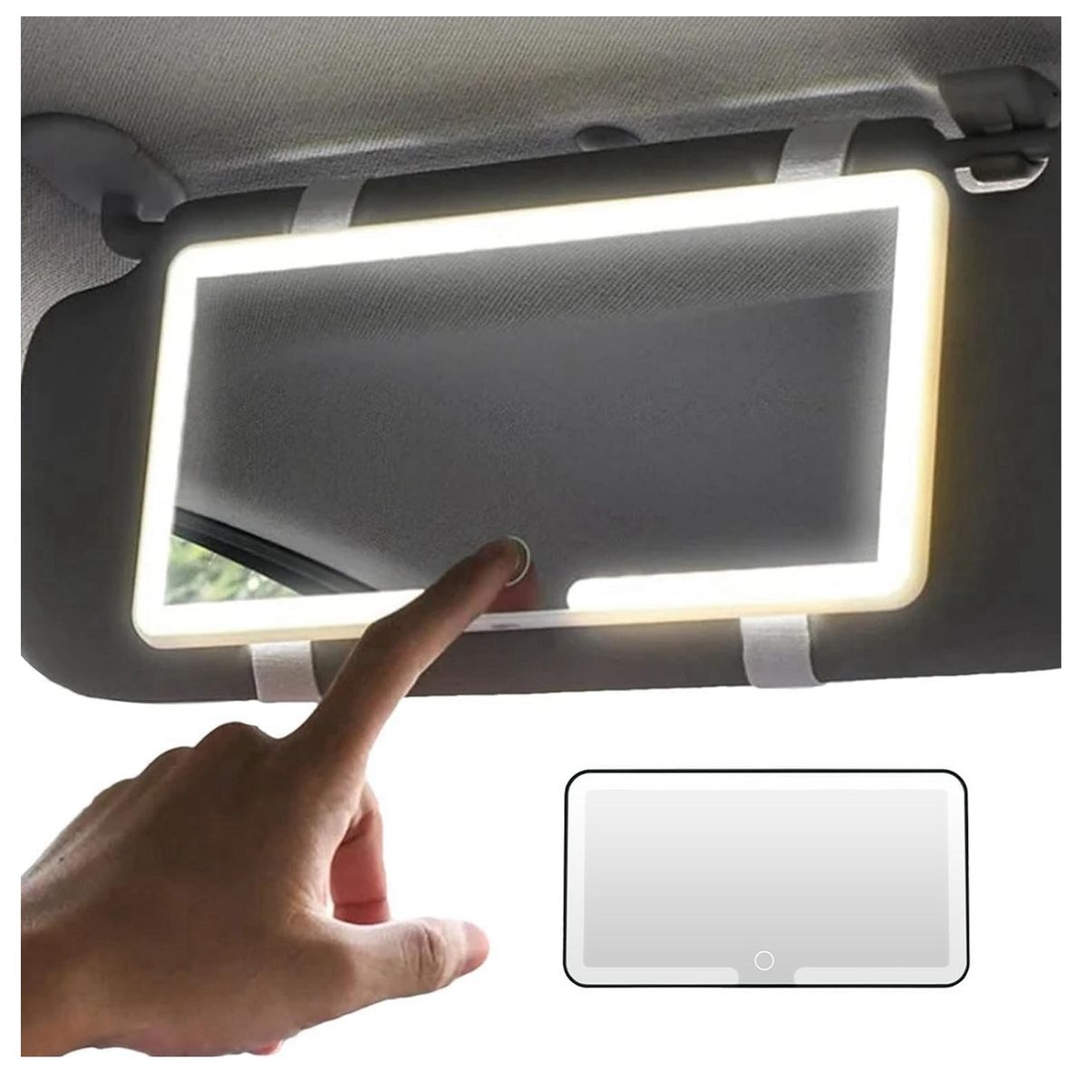 GENERICO - ESPEJO LED PARA AUTO