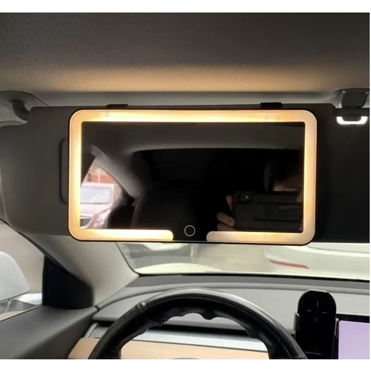 GENERICO - ESPEJO LED PARA AUTO