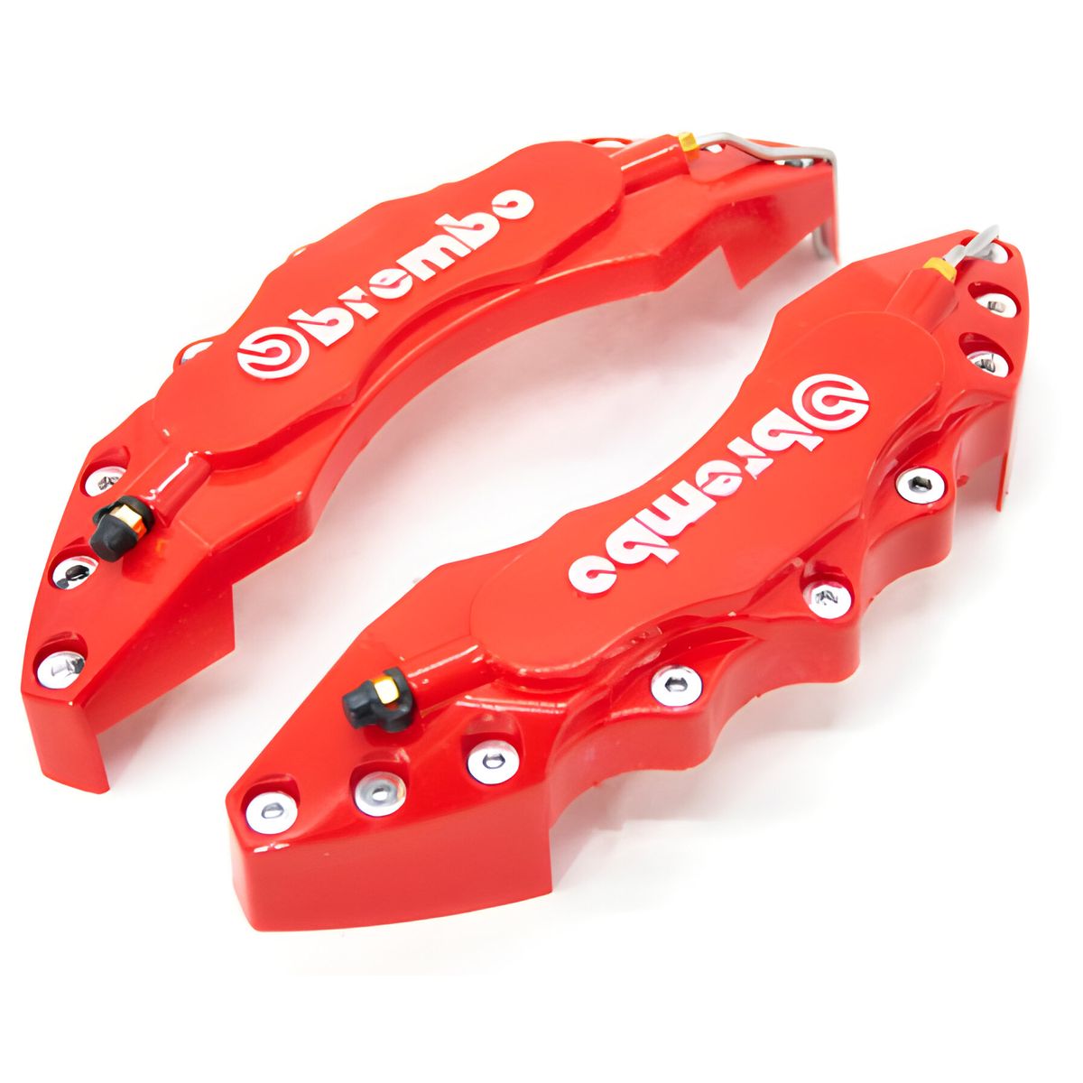 GENERICO - Cubre Caliper Deportivo Brembo Talla M Rojo
