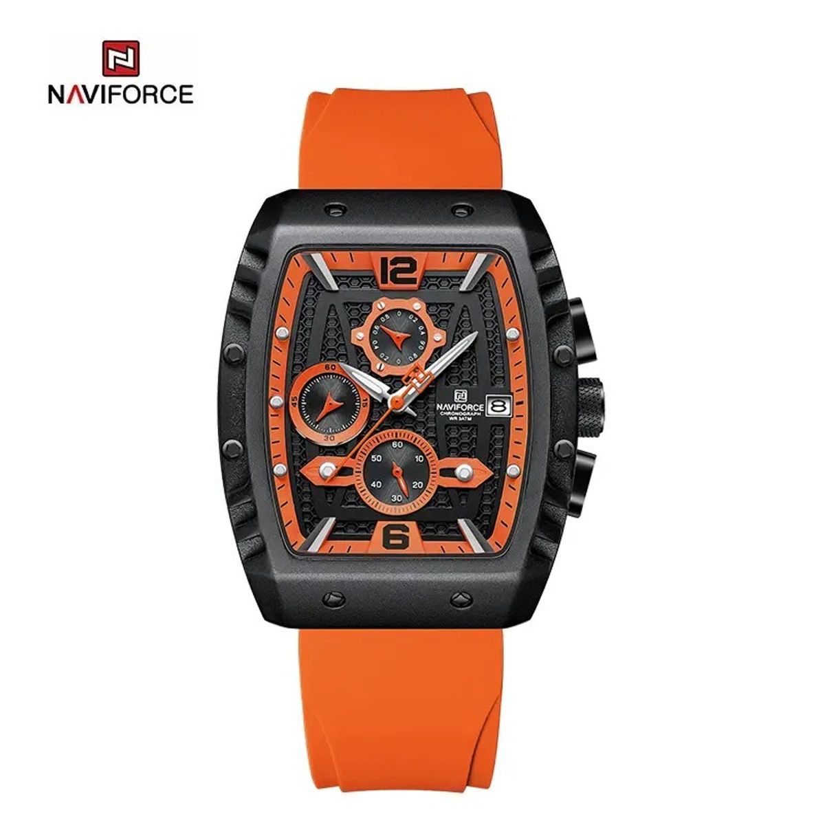 NAVIFORCE - Reloj Naviforce Quartz Chronograph Naranja 8025