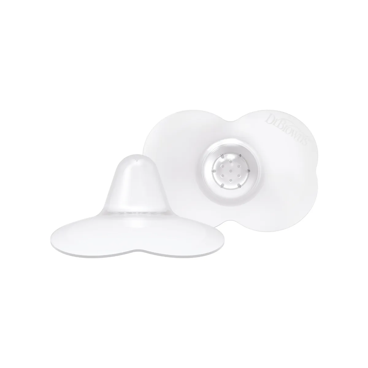 DR BROWNS - Pezoneras de silicona + Protector esterilizador - Talla 2