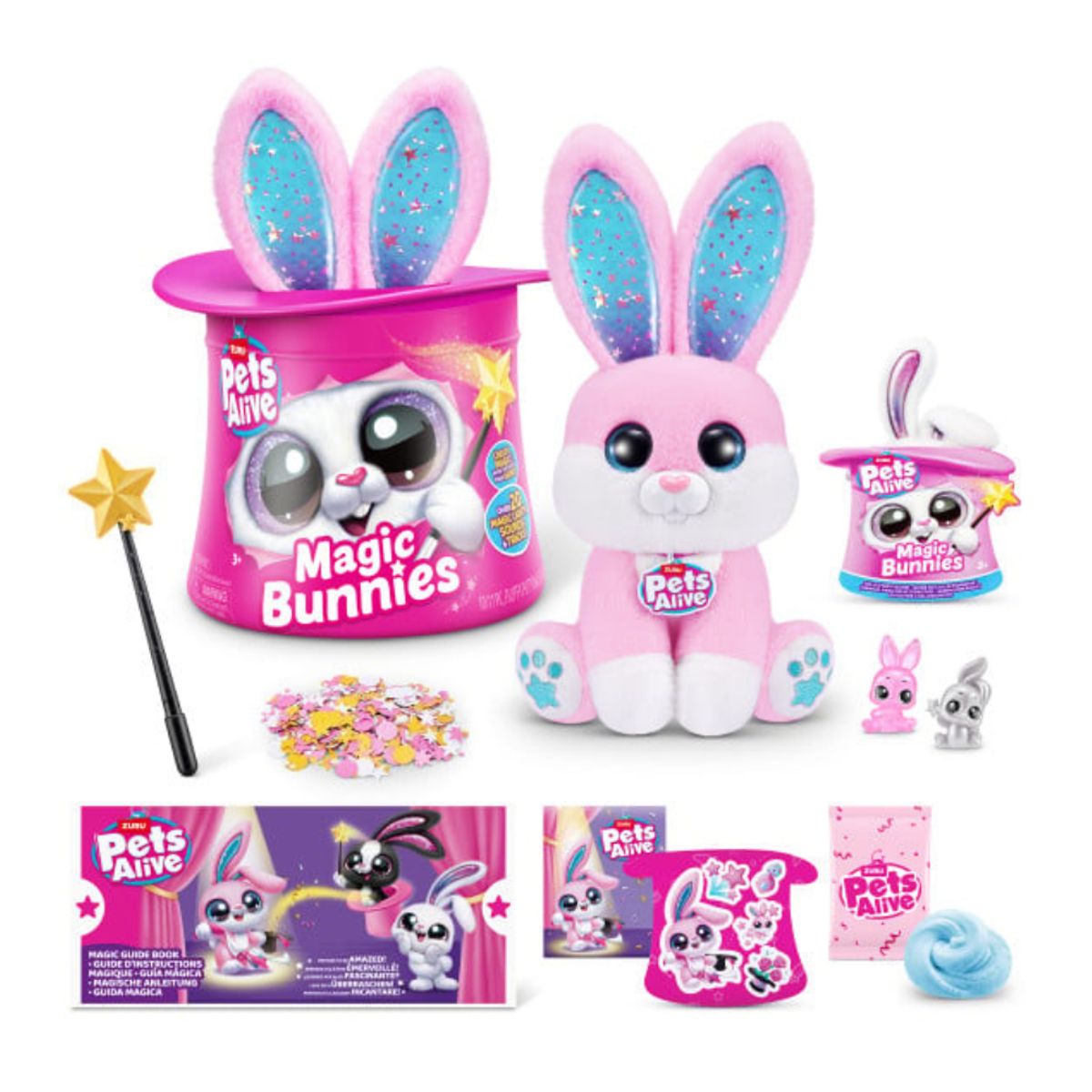 ZURU - Pets Alive Peluche Conejo Mágico Con Luces y Sonido Surtido