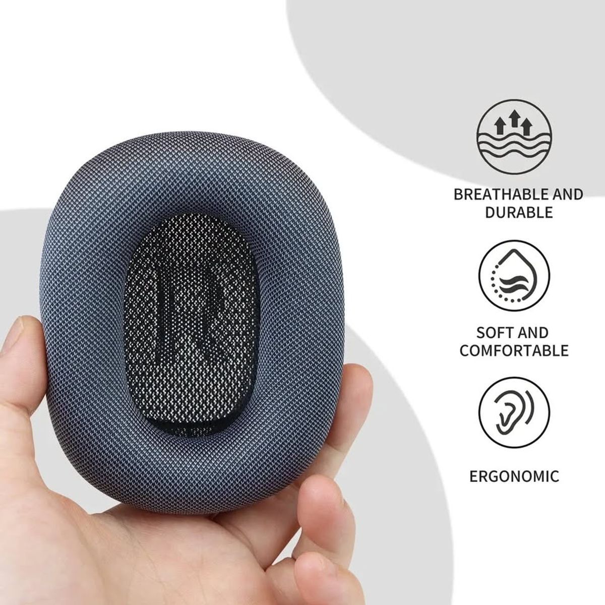 GENERICO - Almohadillas para audífonos AIRPODS MAX 2.0 negro