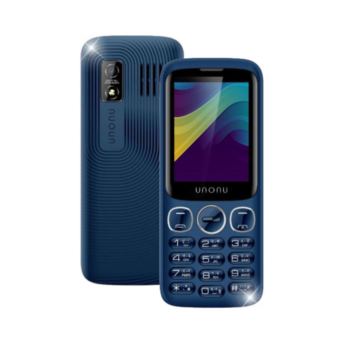 UNONU - CELULAR BASICO UNONU LAMP 2G DUAL SIM - AZUL