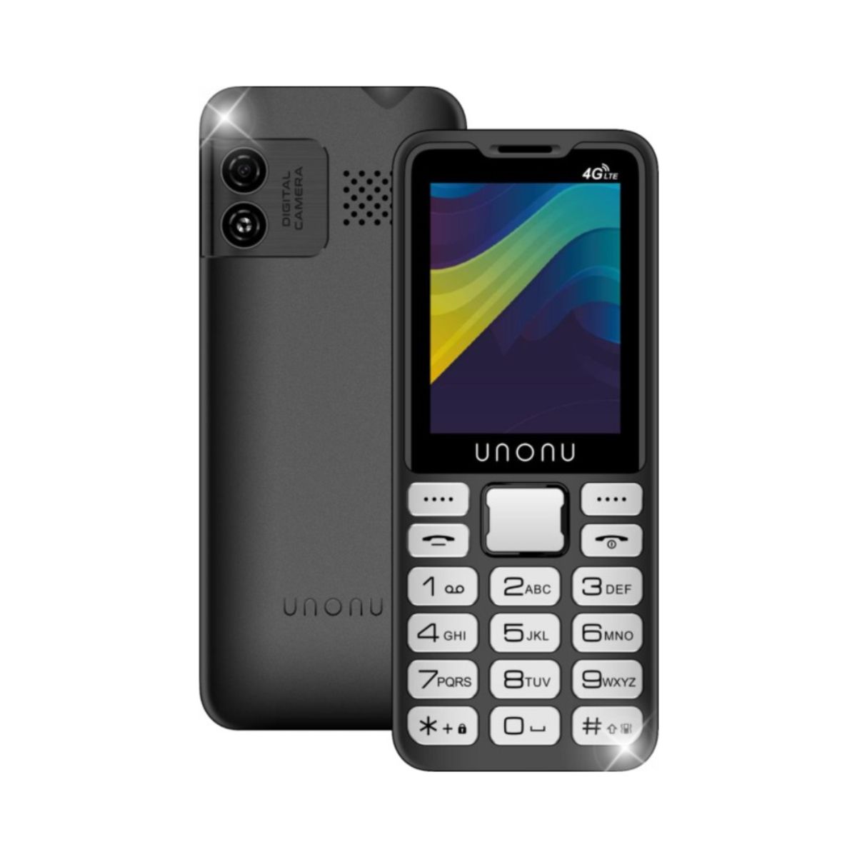 UNONU - CELULAR BASICO UNONU LINK 4G DUAL SIM - NEGRO