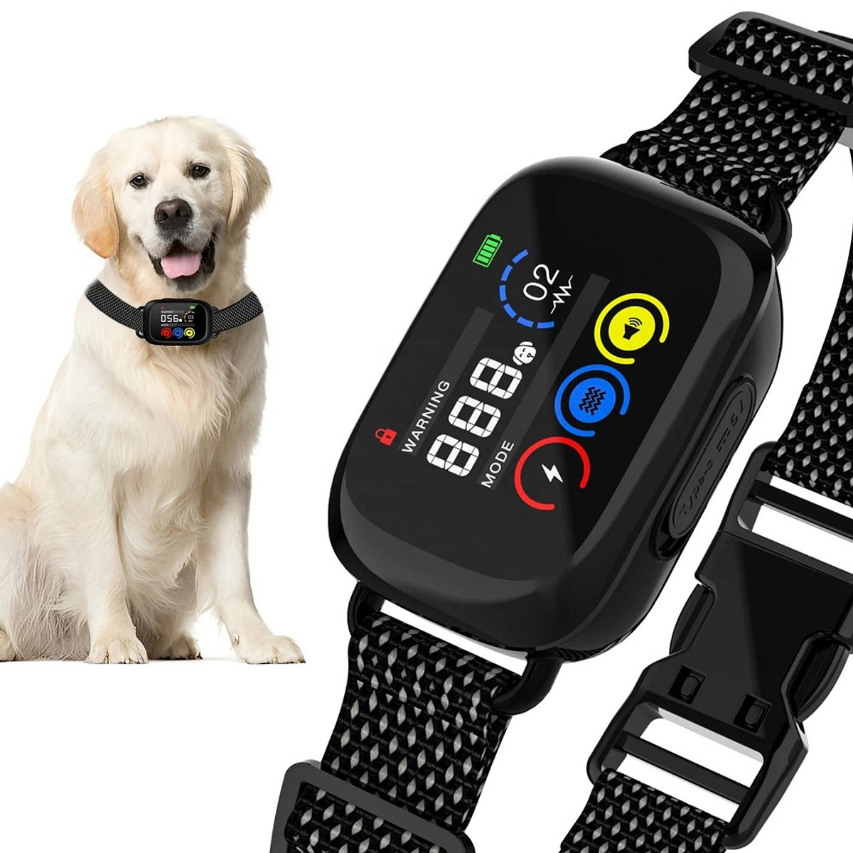 GENERICO - Collar de Entrenamiento LCD Perros Recargable B630 Plus