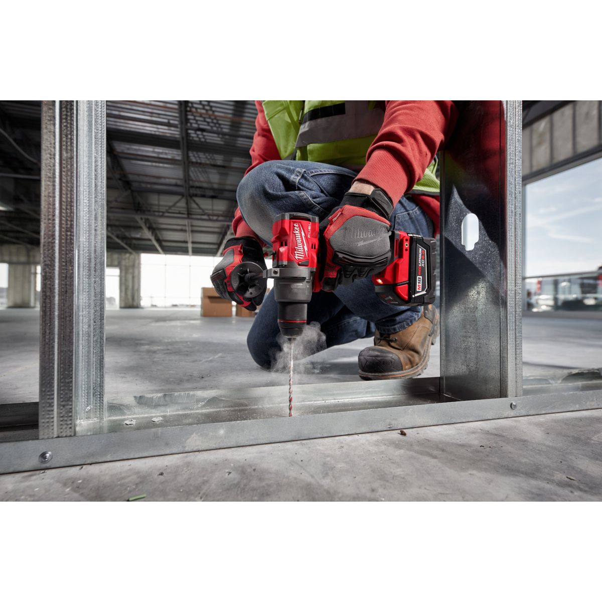 MILWAUKEE - Taladro percutor destornillador M18 FUEL™ MILWAUKEE 2904-20 SOLO CABEZAL