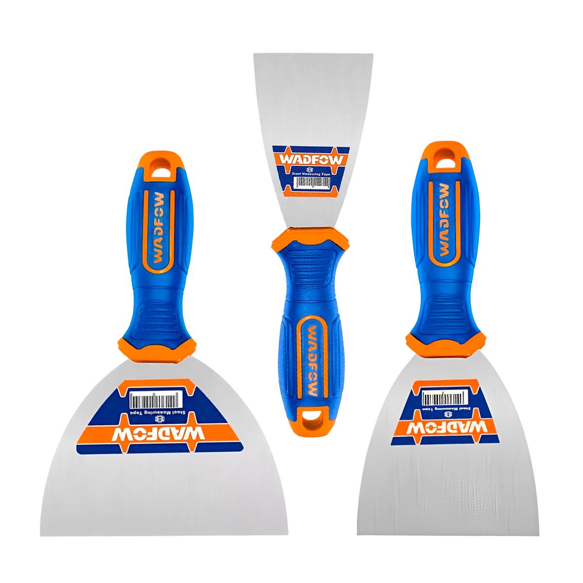 GENERICO - Kit 3 Espátulas 3'' 4'' 5''acero Inoxidable Mango Ergonómico