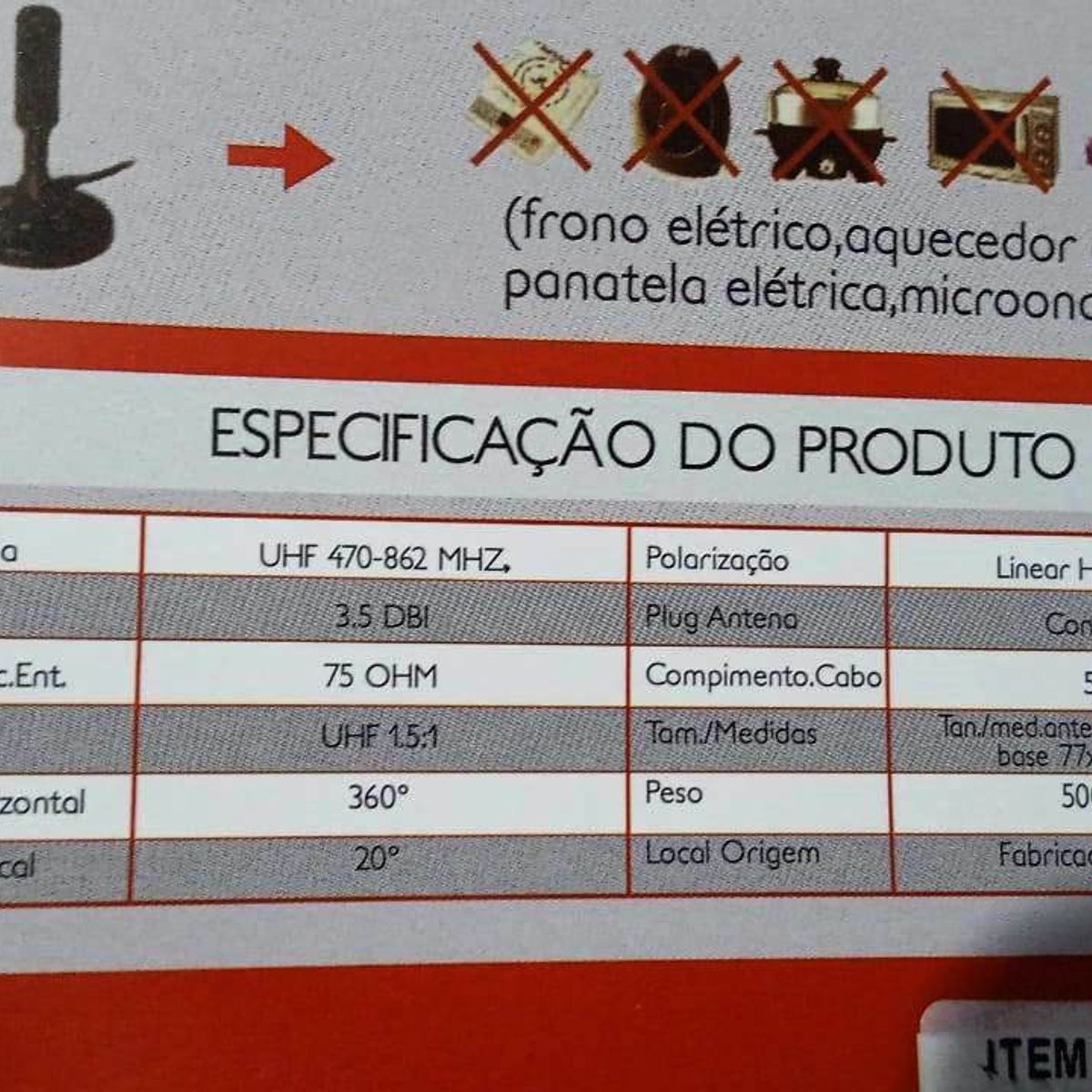 GENERICO - Antena De Tv Digital Hd 4k 1080p Para Interiores Antena Hdtv