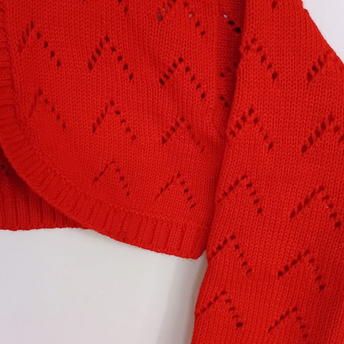 GENERICO - BOLERO CALADO NIÑA CHAQUETA CORTA