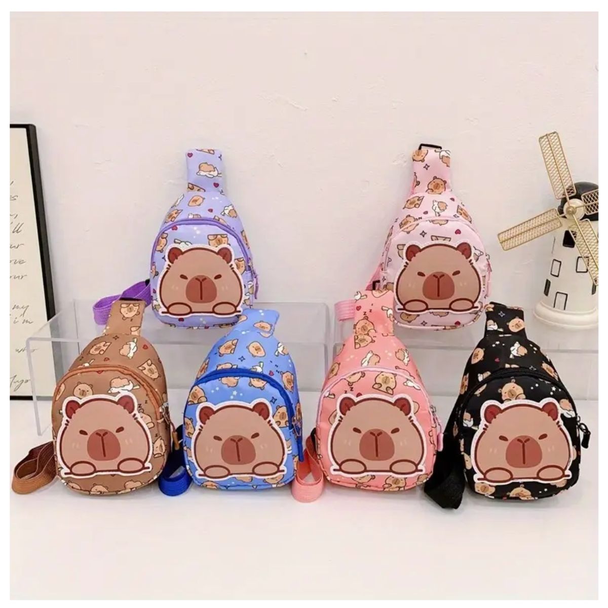 GENERICO - MORRAL DE CAPIBARA KAWAI