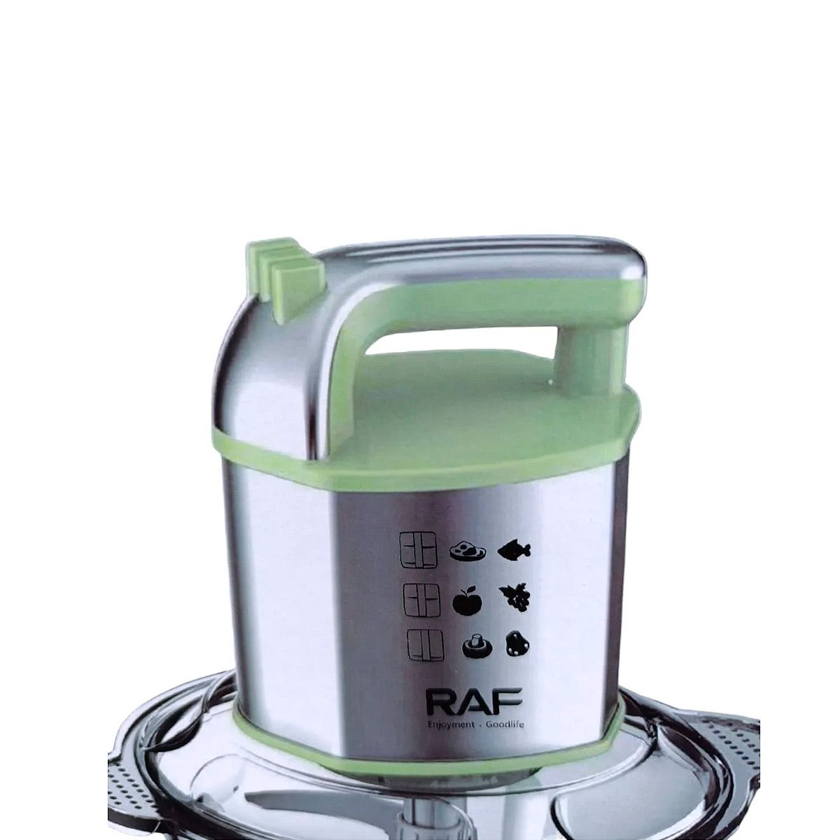RAFF - Picador De Alimentos Multifuncional RAF R7732 De 300w Verde