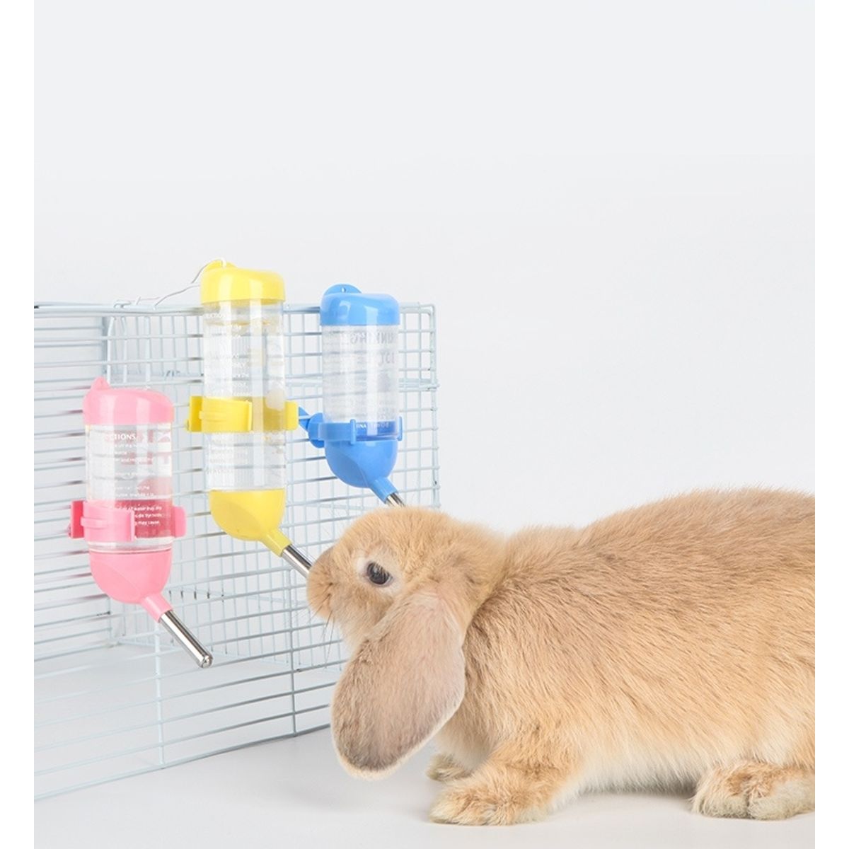GENERICO - BEBEDERO DISPENSADOR DE AGUA PARA CONEJO CUY 210ML