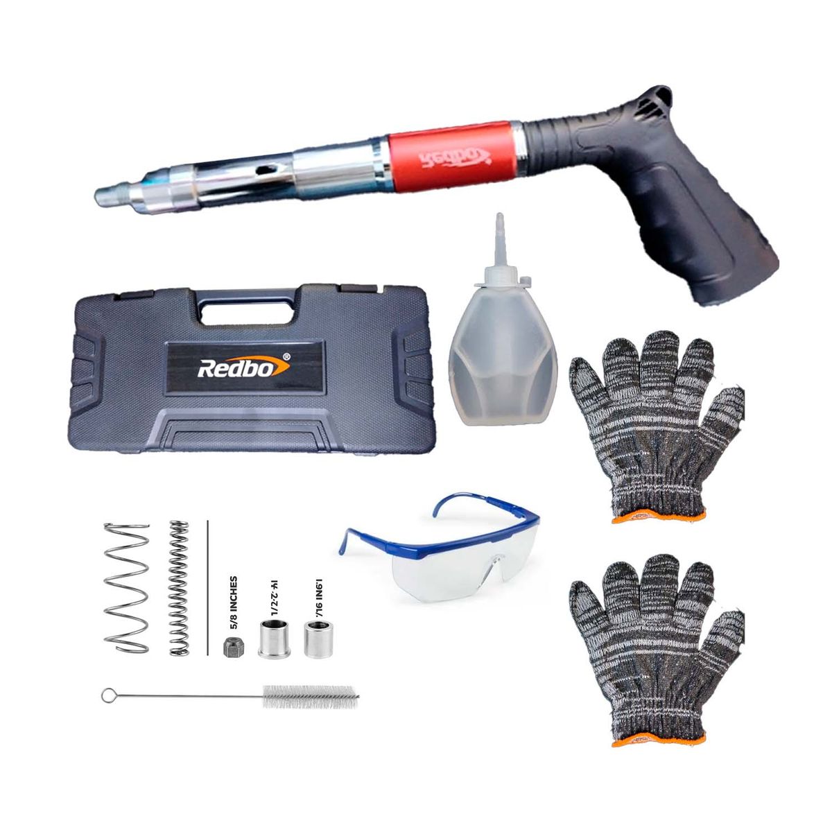 REDBO - Pistola De Drywall Clavos De 1 Longitud 300mm