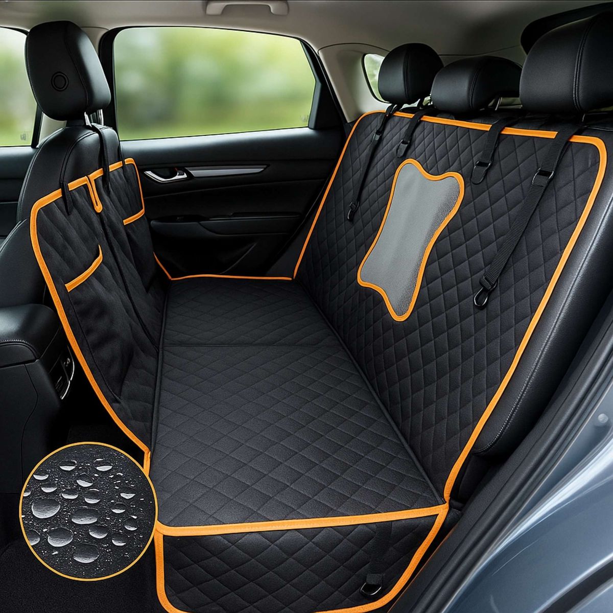 GENERICO - AutoPaws - Funda protector cubreasientos de Auto para Perros