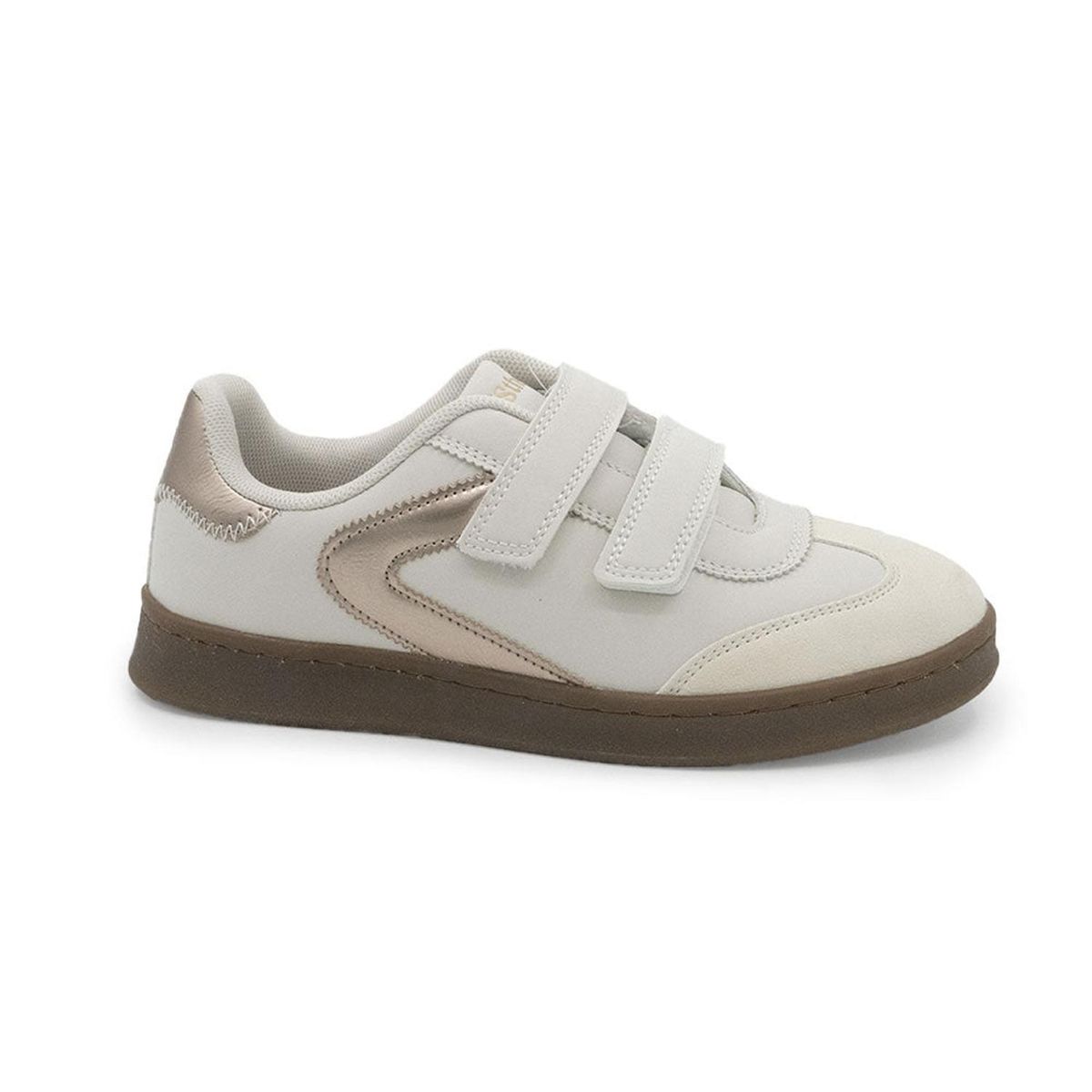 STHEF - ZAPATILLA MUJER STHEF CASUAL BEIGE/ROSE GOLD 8135