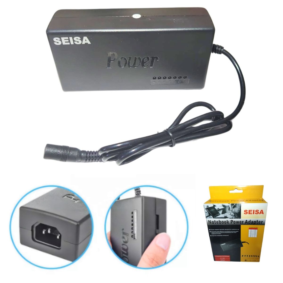 GENERICO - Cargador Laptop Universal 95 Watts 12-24 Voltios Regulable