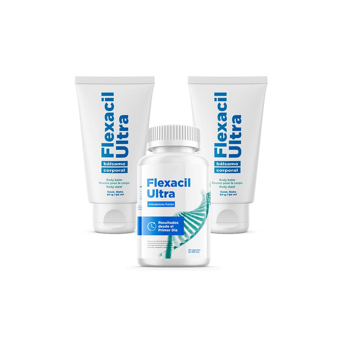 FLEXACIL - 2 FLEXACIL ULTRA CREMA + 1 FLEXACIL ULTRA CAPSULAS