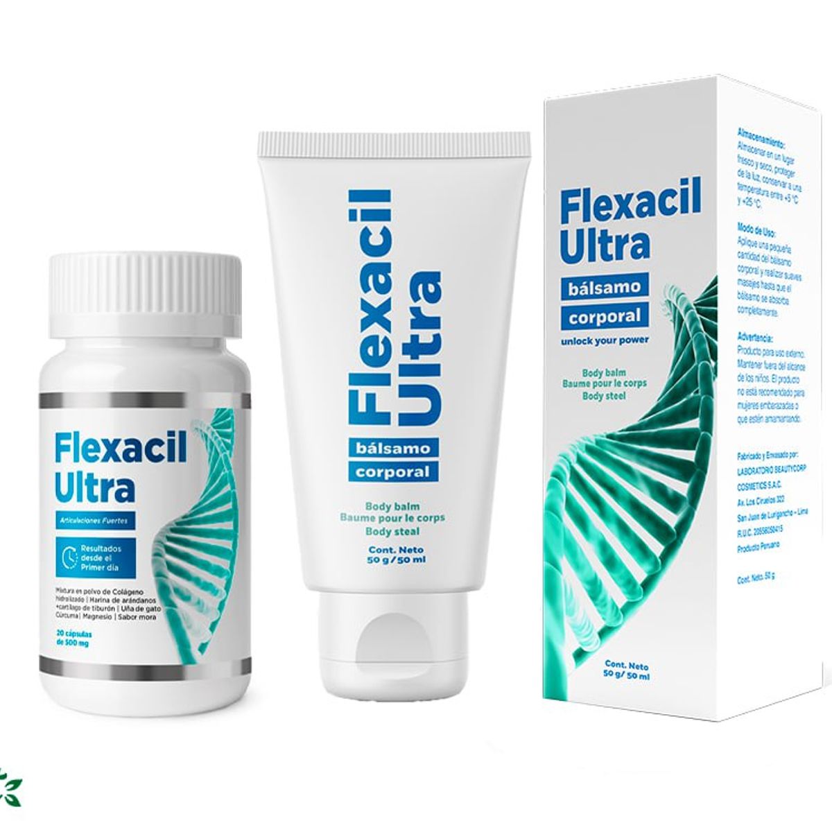 FLEXACIL - 2 FLEXACIL ULTRA CREMA + 1 FLEXACIL ULTRA CAPSULAS