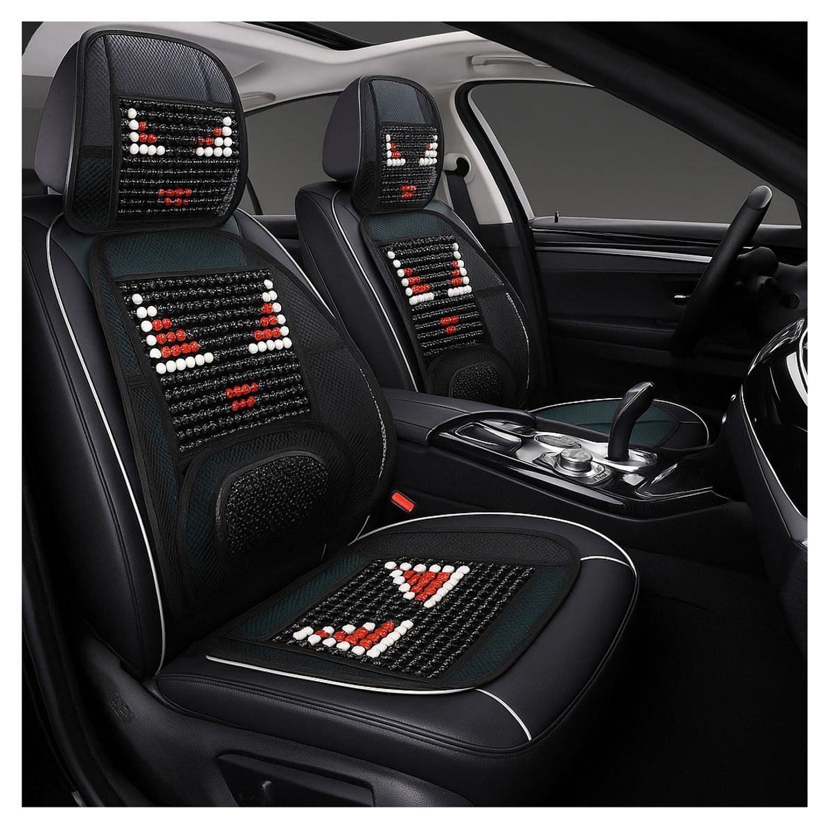 GENERICO - Cojin de Asiento con RespaldarComodo Antiestres