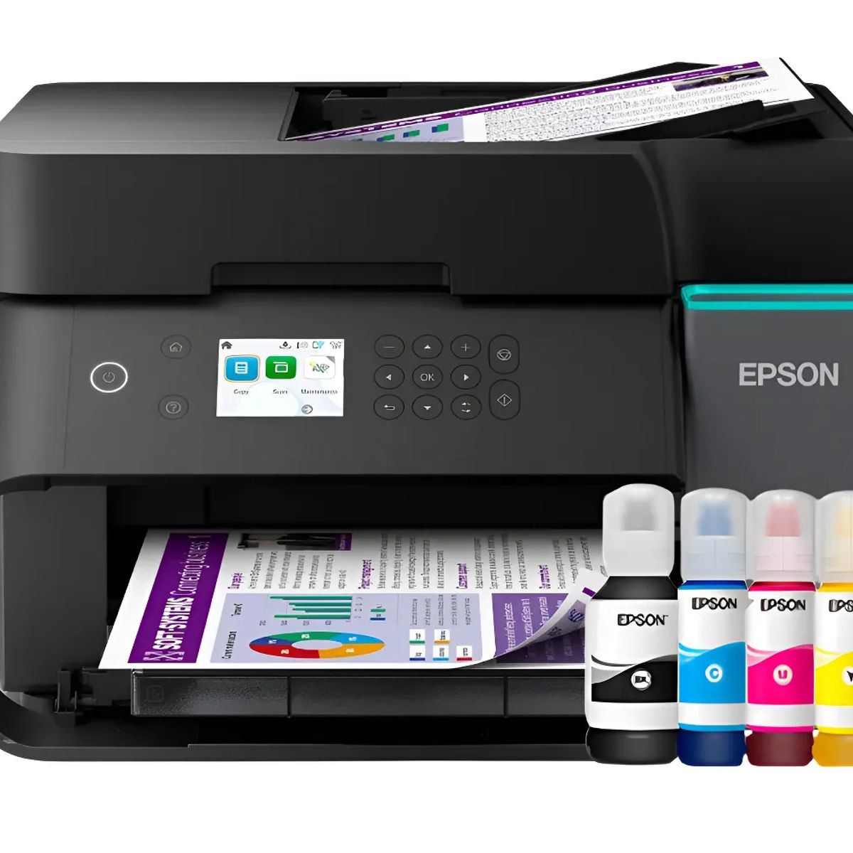 EPSON - Impresora Multifuncional Epson EcoTank L6370 3 en 1 Wi-Fi Dúplex y ADF