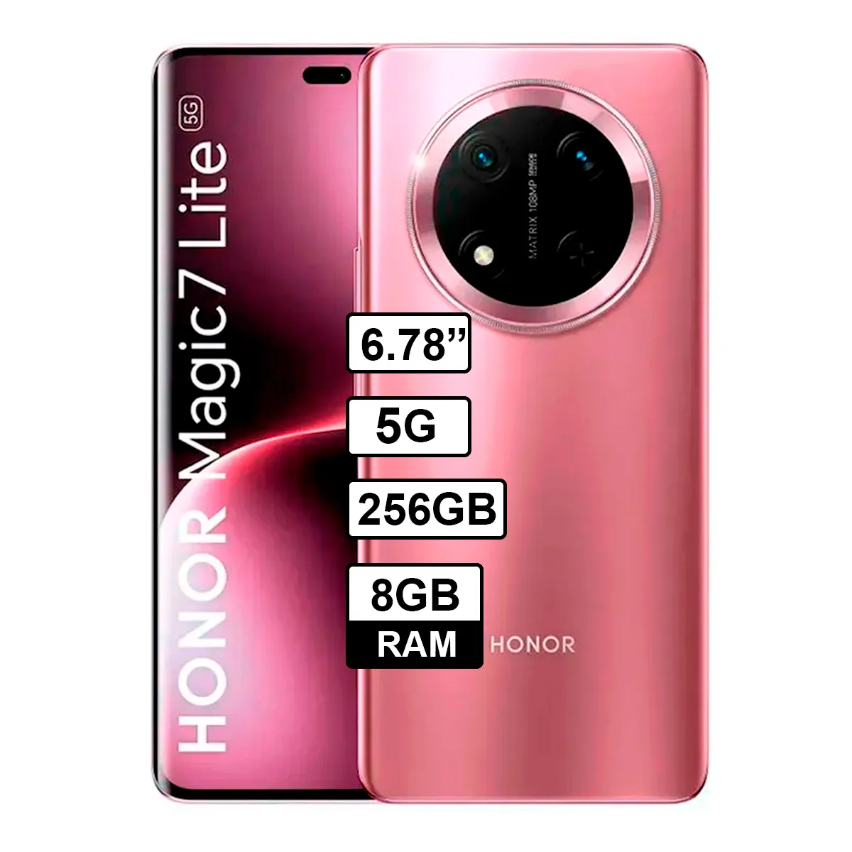 HONOR - Magic 7 Lite 5G 8GB RAM  256GB Color Morado