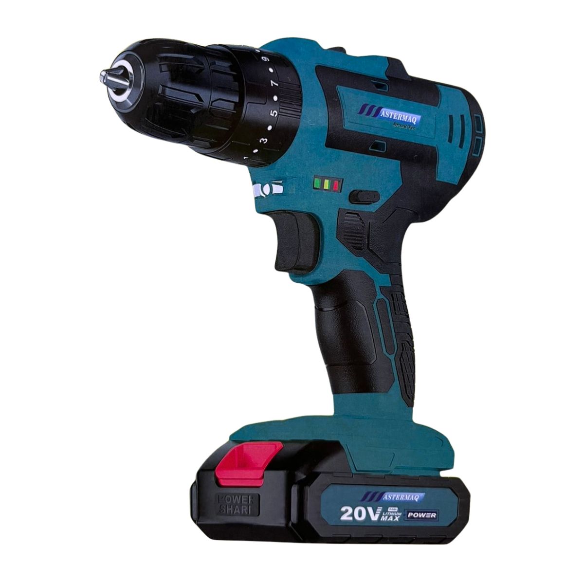 GENERICO - KIT TALADRO + AMOLADORA + LLAVE DE IMPACTO HERRAMIENTAS INALÁMBRICAS 20V MASTERMAQ  MS-KIT3P