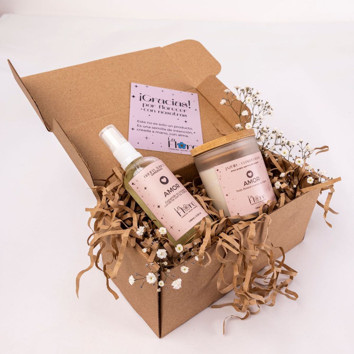 GENERICO - VELA 160gr + BRUMA 100ml - PACK DUO INTENCIONAL AMOR PROPIO