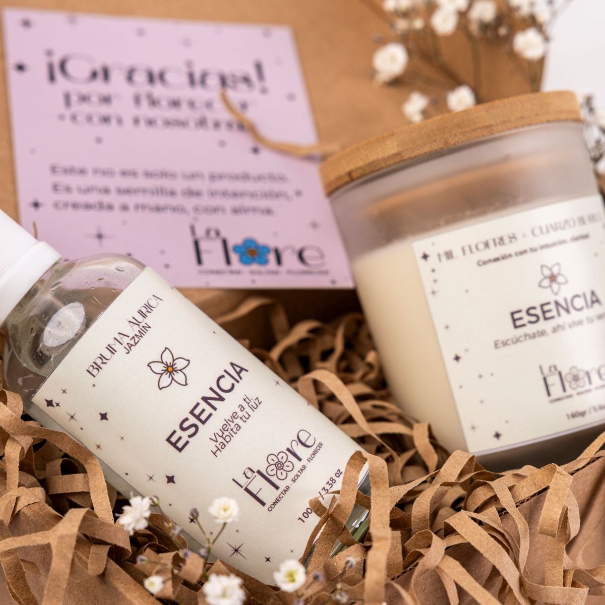 GENERICO - VELA 160gr + BRUMA 100ml - PACK DUO INTENCIONAL ESENCIA RADIANTE