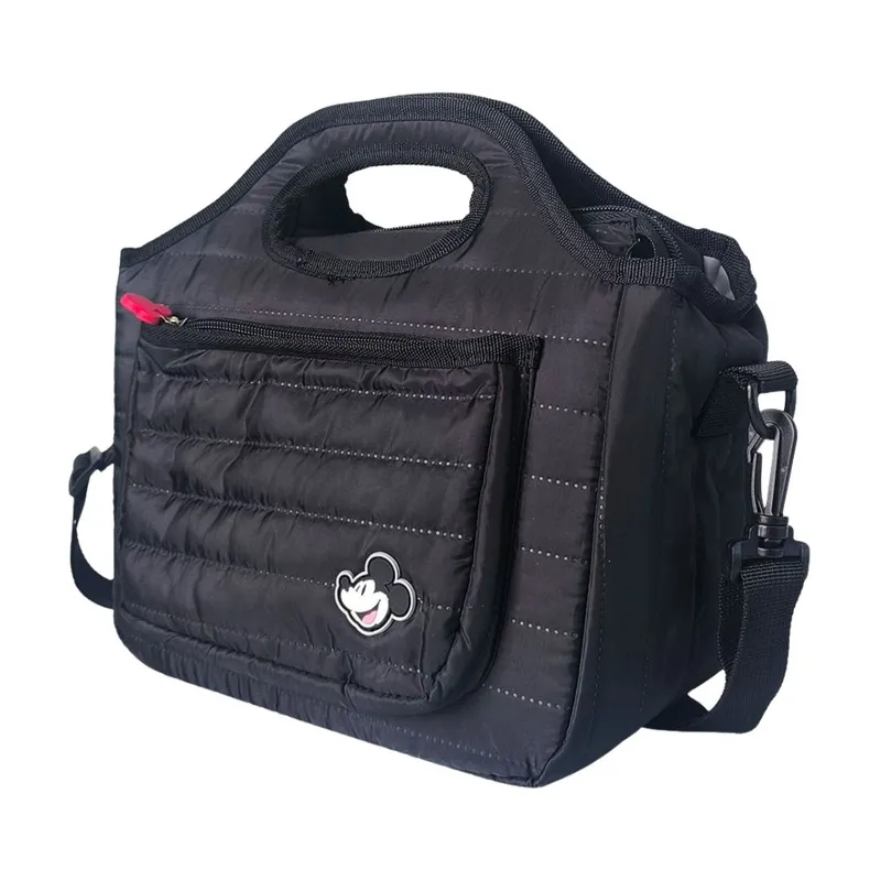 MICKEY MOUSE - Lonchera Bolso Disney Mickey Mouse Negro