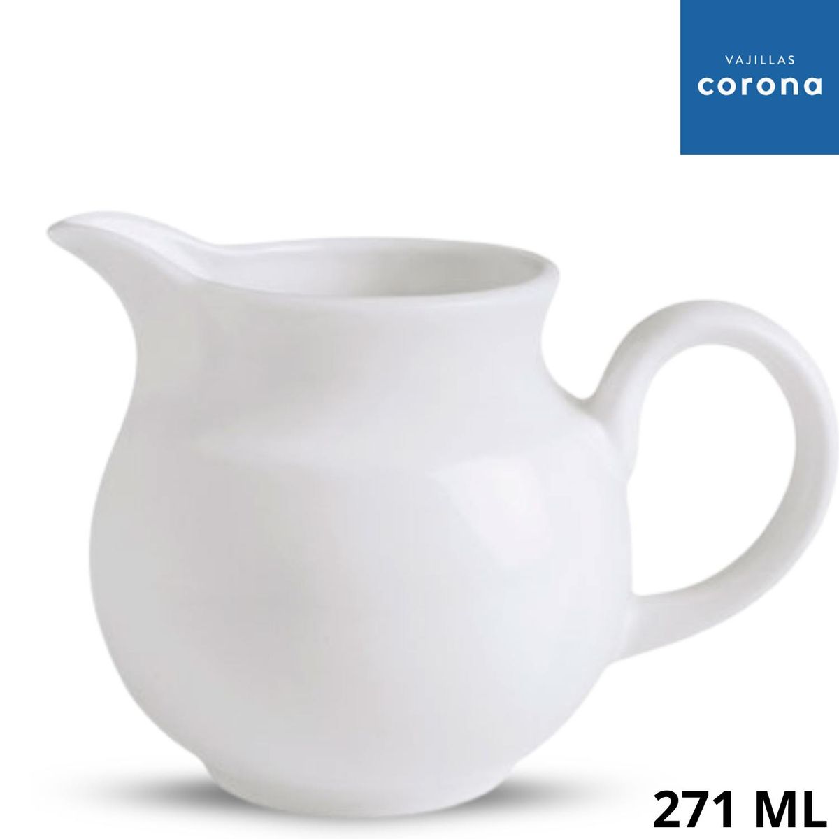 CORONA - Lechera 271 ml Actualite blanco- Vajillas Corona