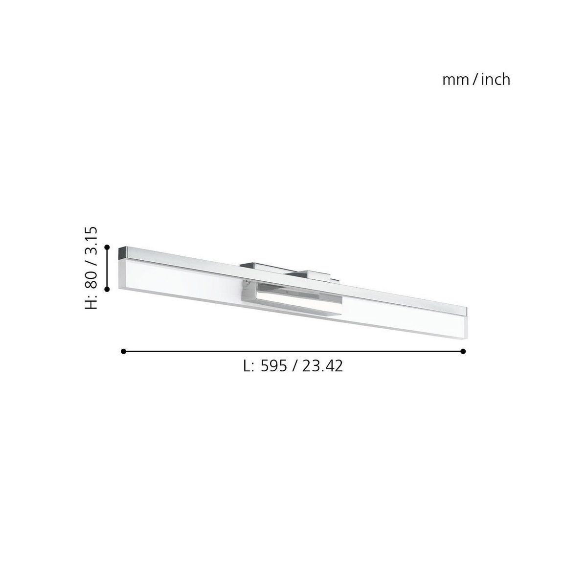 EGLO - Lámpara Aplique Eglo Palmital Le