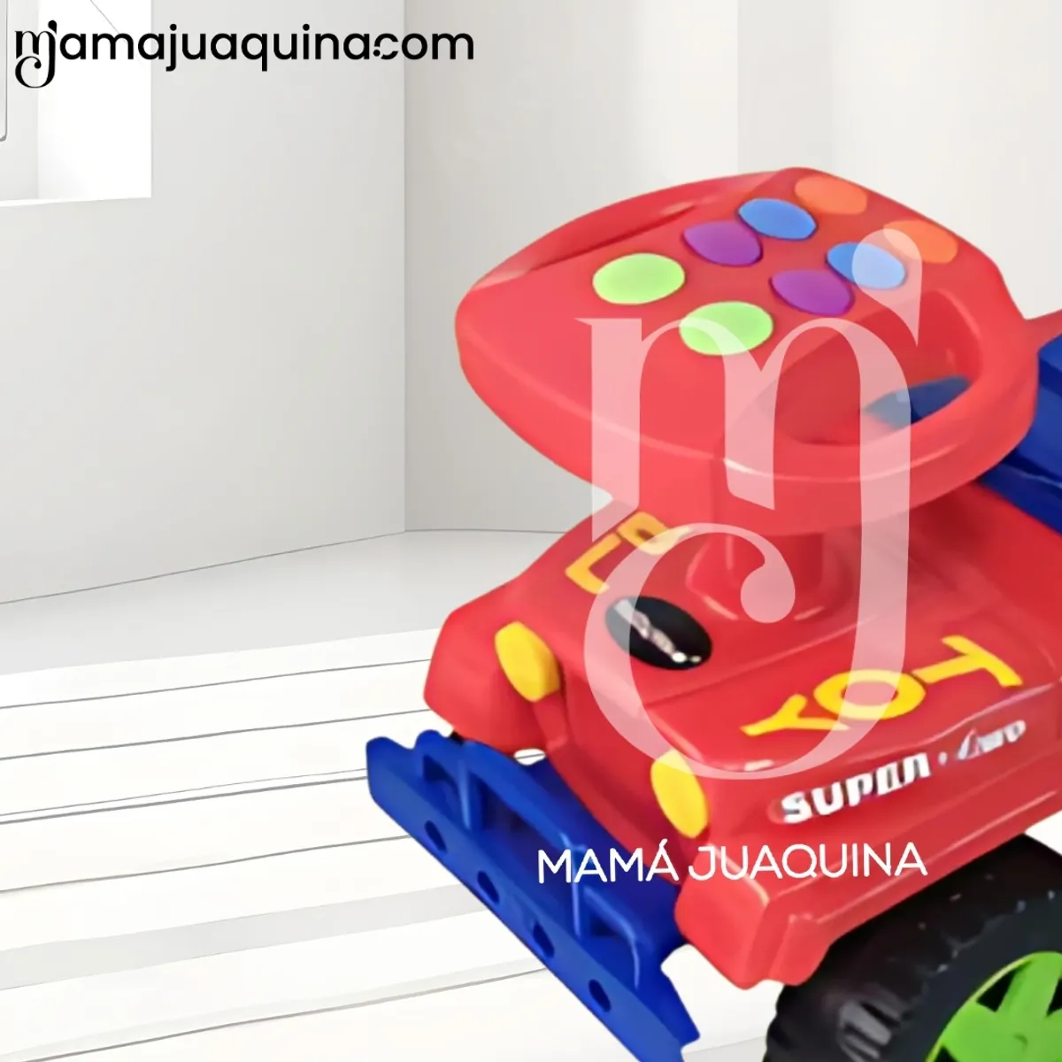 Baby - Correpasillo Buggy Jeep «TROY» con Timon Musical Red