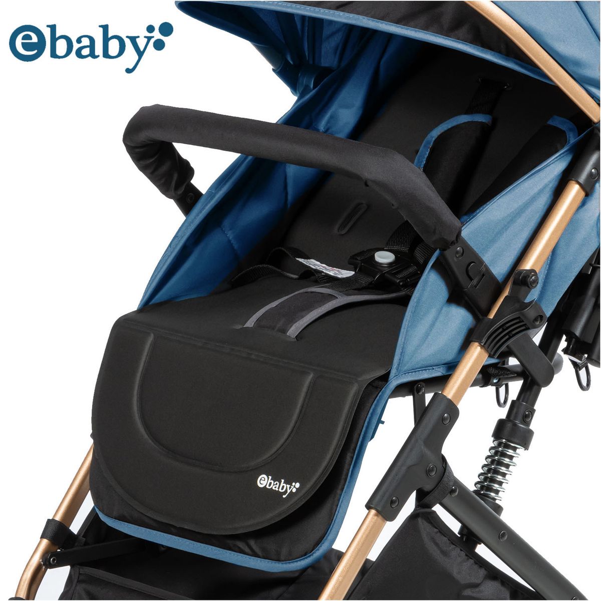 EBABY - Coche Paseo Reversible Ebaby «VINCE» Azul