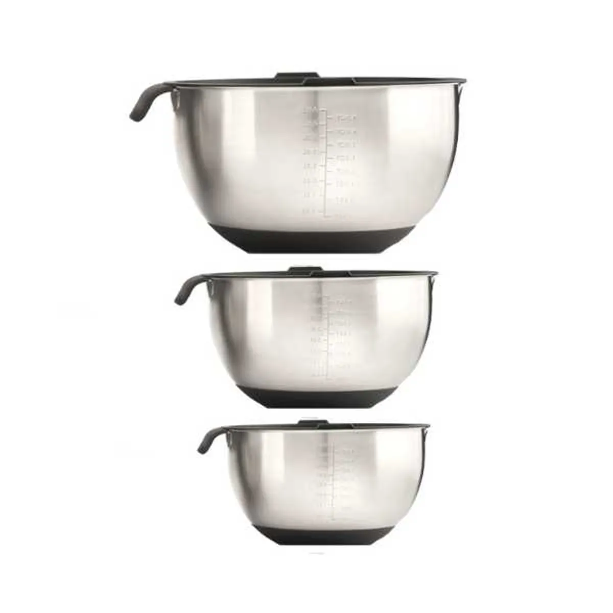 NAPOLEON - Set de 3 bowls de acero Napoleon