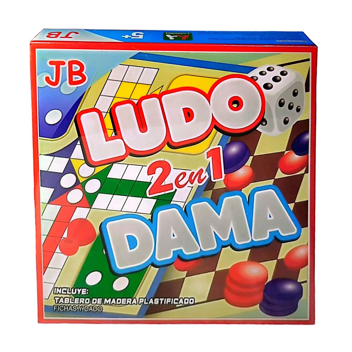 GENERICO - DAMA Y LUDO 2 EN 1 PLASTIFICADO